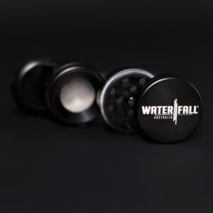 Waterfall 4-Piece Dry Herb Grinder with Removable Screen - Gloss (43mm)