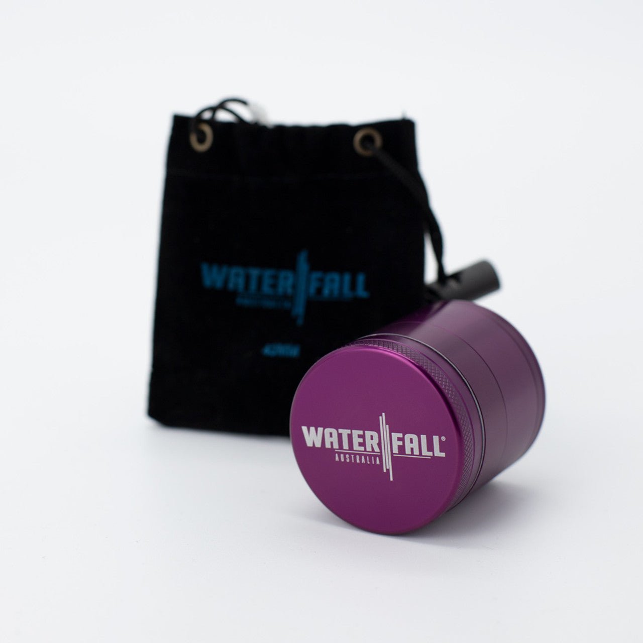 Waterfall 4-Piece Dry Herb Grinder with Removable Screen - Gloss (43mm) - Image 11