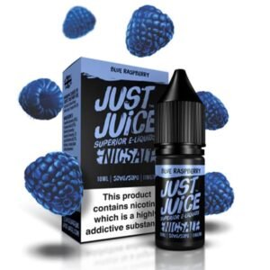 Blue Raspberry 10ml 20mg Nicotine Salt E-Liquid by Just Juice