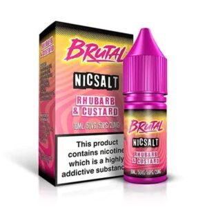 Brutal Rhubarb & Custard 10ml Nic Salt E Liquid