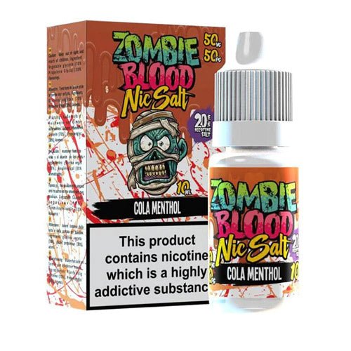 Cola Menthol 10ml Nicsalt Eliquid by Zombie Blood
