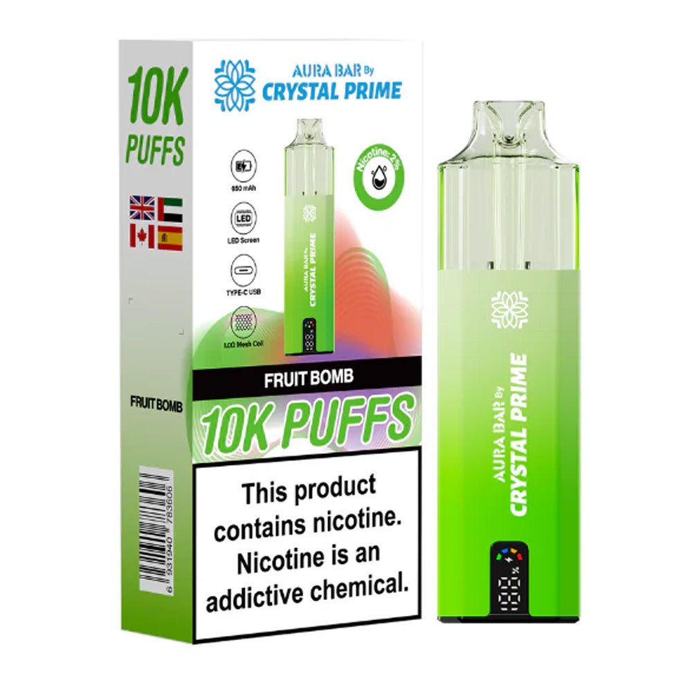 Crystal Prime Aura Bar 10K Prefilled Vape - Image 13