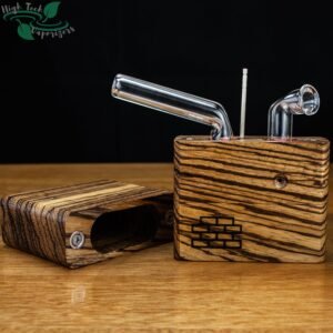 Junior Sticky Brick Flame Powered Extraction Device (Zebrawood)