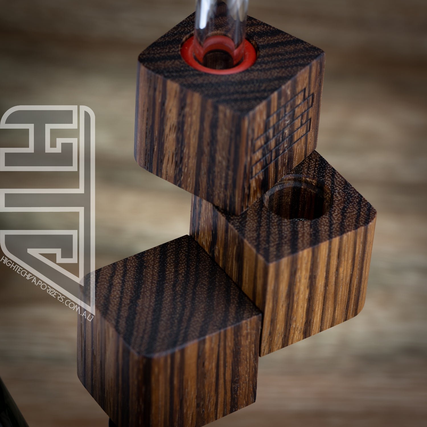 The New Flip Brick Zebrawood Flame Powered Extraction Device by Sticky Brick Labs - Image 2