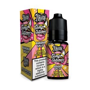 Doozy Vape Temptations Banana Split 10ml Nicsalt E Liquid