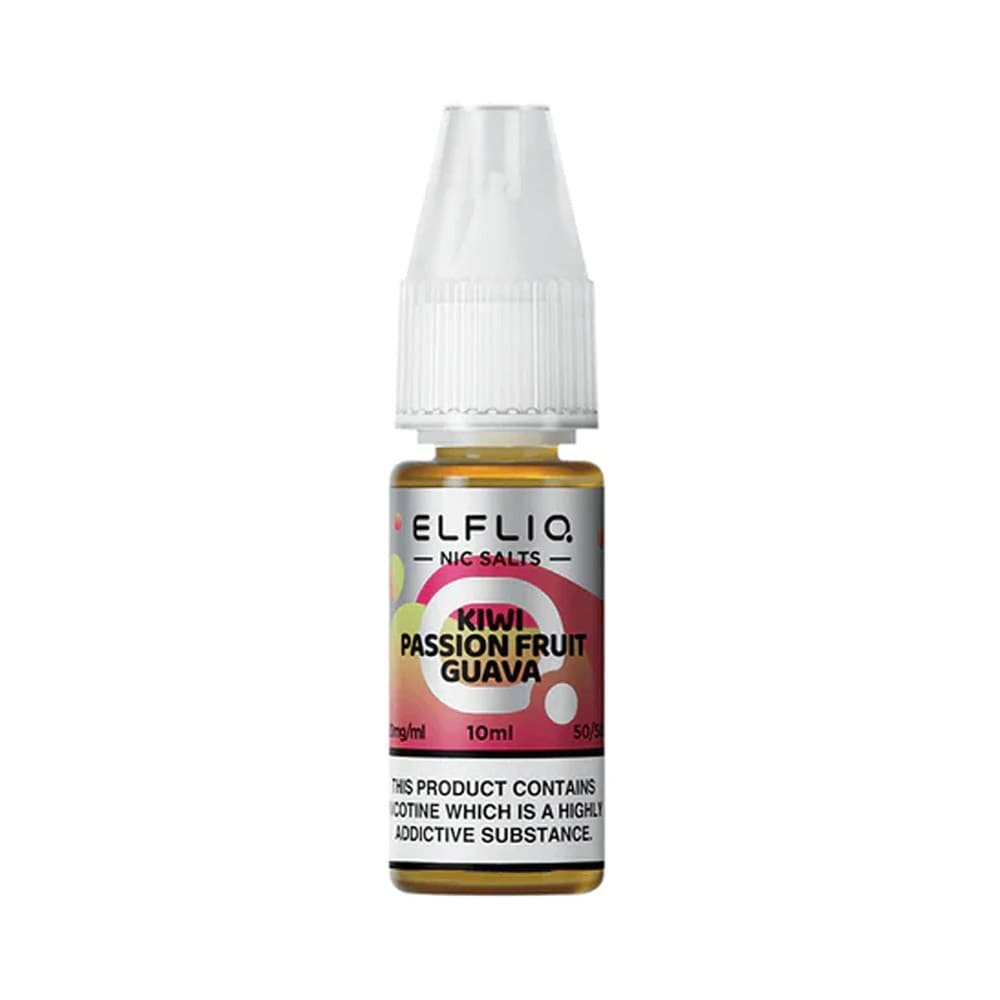 ELFLIQ Kiwi Passion Fruit Guava 10ml Nic Salt E Liquid