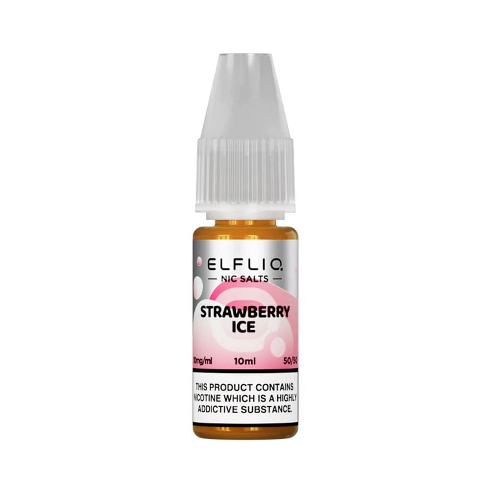 ELFLIQ Strawberry Ice 10ml Nic Salt E Liquid