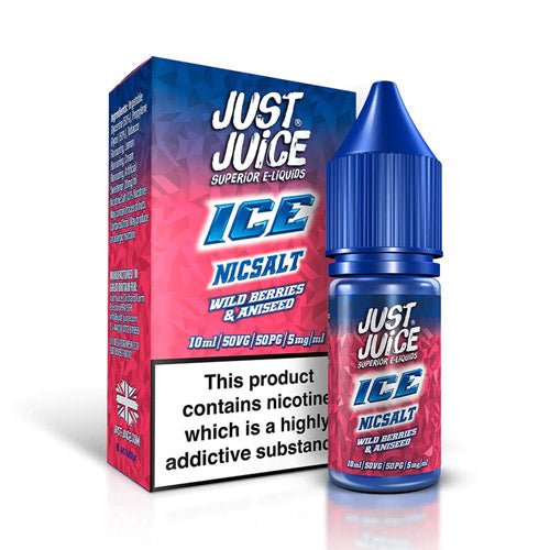 Just Juice Ice Wild Berries & Aniseed 10ml Nic Salt E Liquid