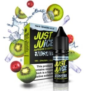 Kiwi & Cranberry On Ice 10ml 20mg Nicotine Salt E-Liquid by Just Juice