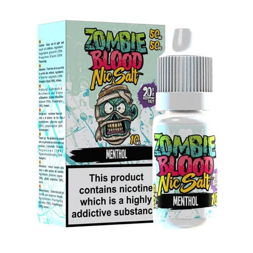 Menthol 10ml Nicsalt Eliquid by Zombie Blood