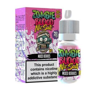 Mixed Berries 10ml Nicsalt Eliquid by Zombie Blood