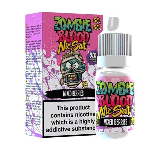 Mixed Berries 10ml Nicsalt Eliquid by Zombie Blood