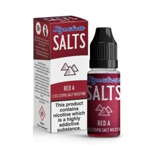 Red A 10ml Nicotine Salt E-Liquid by Signature Salts