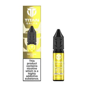 Titan Salts Banana Ice 10ml Nic Salt E Liquid